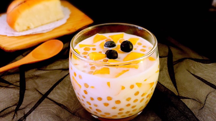 Le yaourt tapioca à la mangue